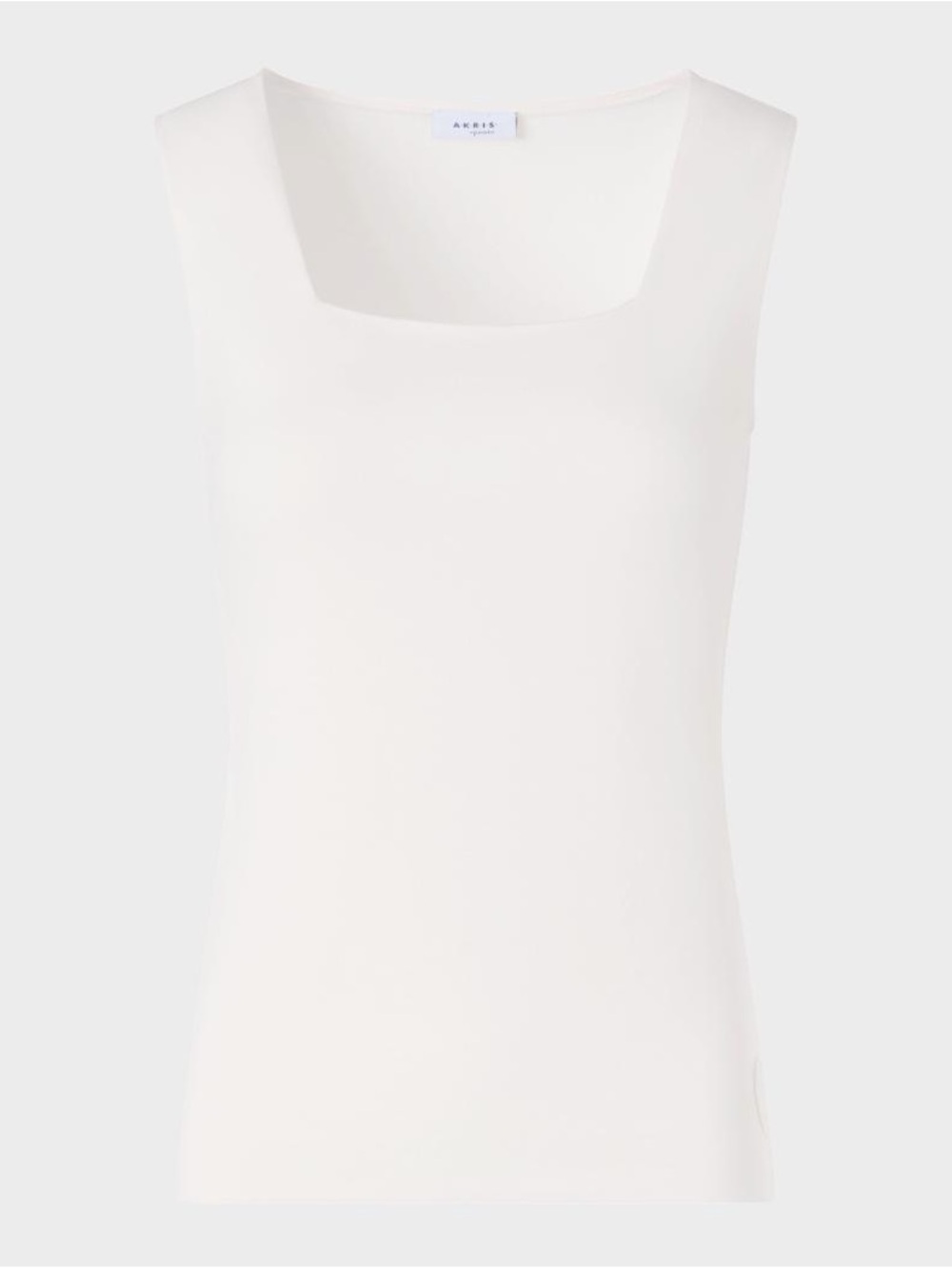 Akris Punto Square-Neck Modal Stretch Jersey Tank Top US 8